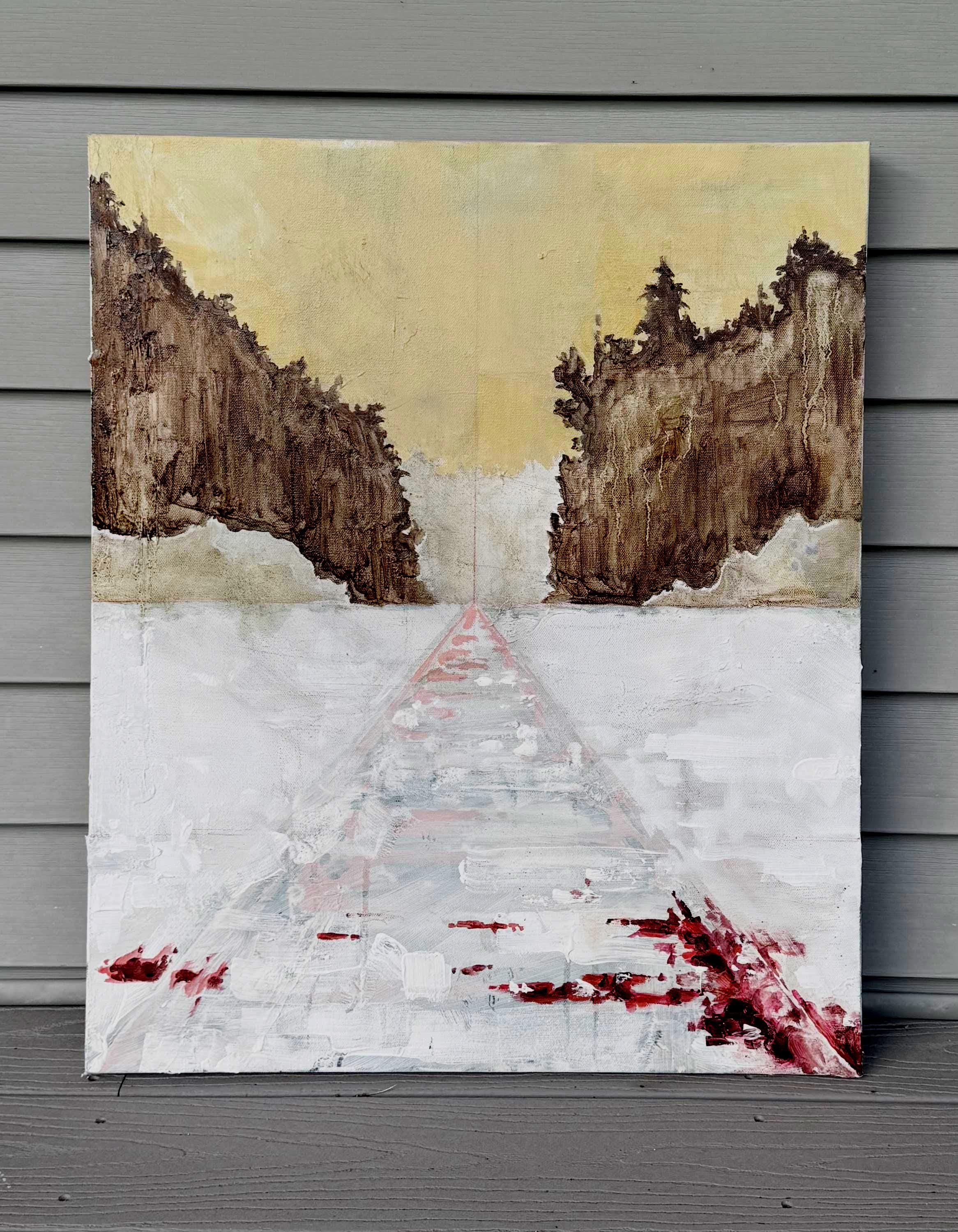 Accidents Happen, Original Oil Painting