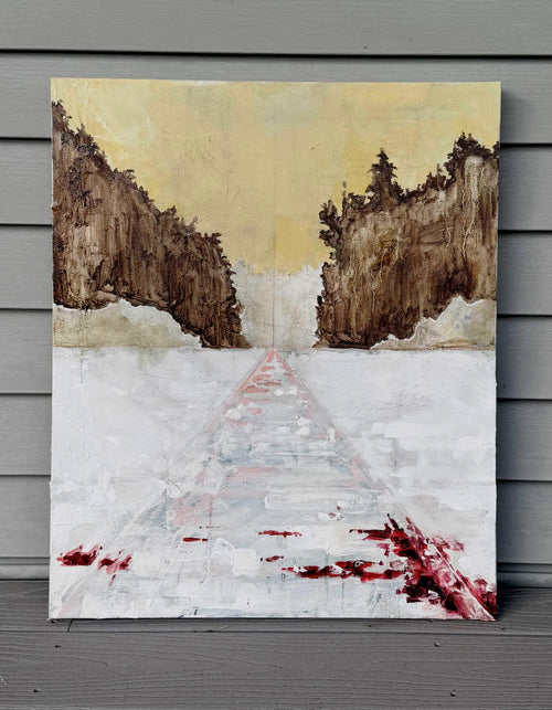 Accidents Happen, Original Oil Painting