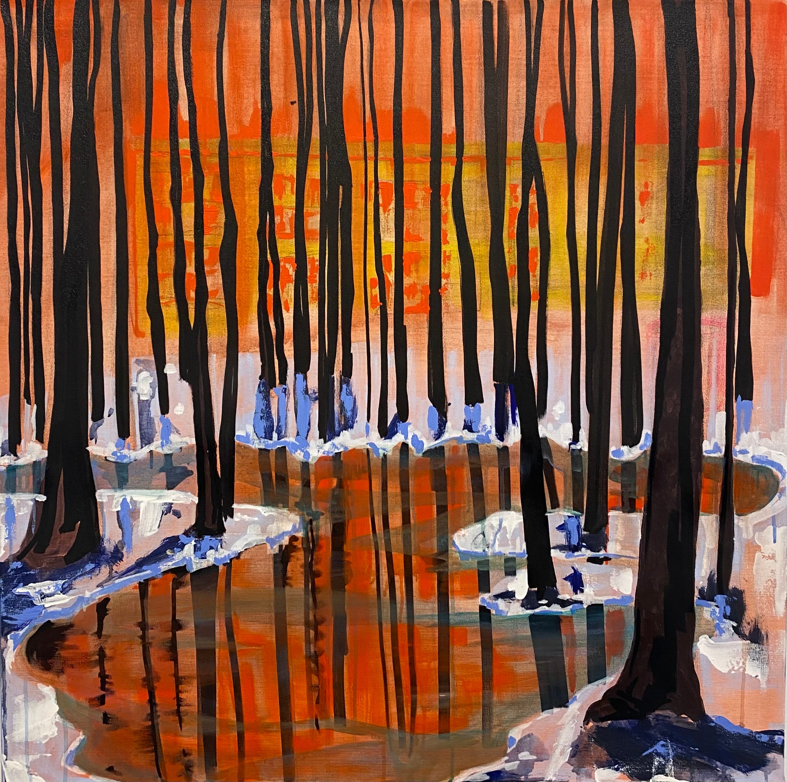 All Along the Watchtower, Original Oil Painting