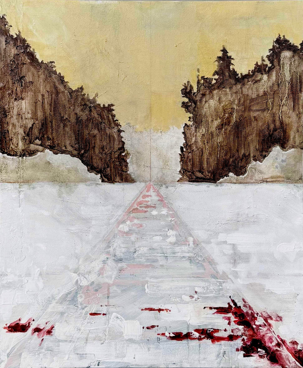 Accidents Happen, Original Oil Painting